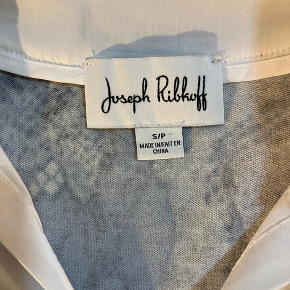 SALE! Joseph Ribkoff Snakeskin Print Layered Look Top size Small - Picture 7 of 11